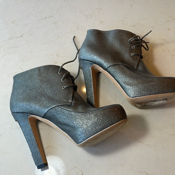 Chanel Silver Gray Boots - Picture 6 of 14
